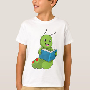 T-shirt Caterpillar à lire avec livre