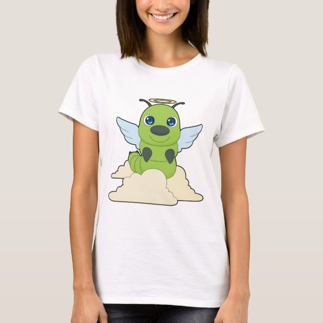 T-shirt Caterpillar Angel wings (Devant)