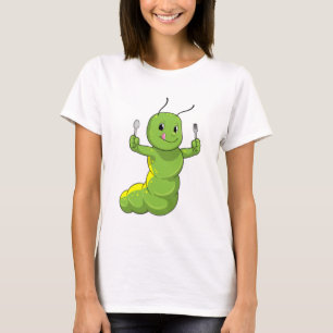 T-shirt Caterpillar avec cuillère et fourche