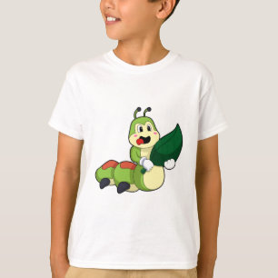 T-shirt Caterpillar avec feuille