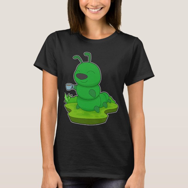 T-shirt Caterpillar Coffee Cup (Devant)