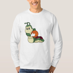 T-shirt Caterpillar comme joueur de basket-ball avec baske