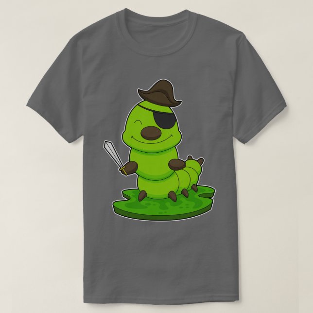 T-shirt Caterpillar comme Pirate avec épée (Design devant)