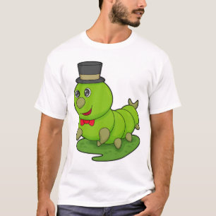 T-shirt Caterpillar en Gentleman avec Cylindre