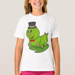T-shirt Caterpillar en Gentleman avec Cylindre