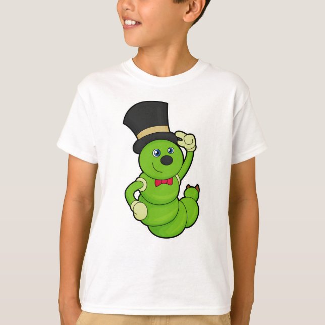 T-shirt Caterpillar en Groom avec Casquette (Devant)