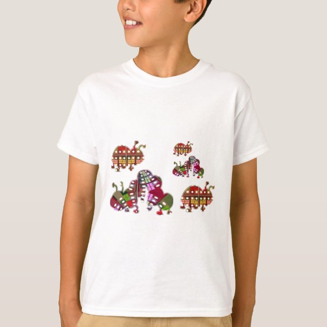 T-shirt Caterpillar et Ladybug Lady Bug Graphic (Devant)
