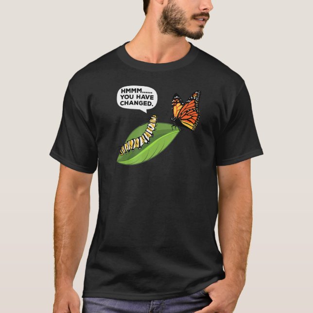 T-shirt Caterpillar Métamorphose Cycle de Vie Beurre Monar (Devant)