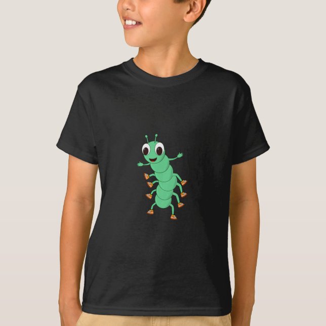 T-shirt Caterpillar verte (Devant)