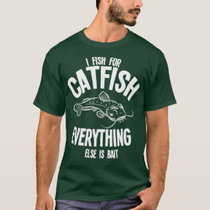 T-shirt Catfish Cadeau Mudcat pêcheur Flatheater Catfish