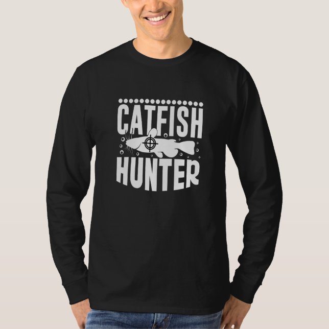 T-shirt Catfish Hunter River Pêche Pêche Pêche Pêche Pêche (Devant)
