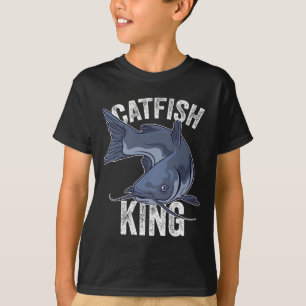 T-shirt Catfish King Catfish Pêche pêche
