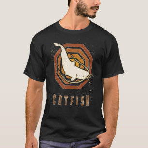 T-shirt Catfish Vintage Retro Classic Animal Love