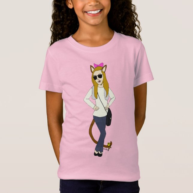 T-Shirt catgirl (Devant)