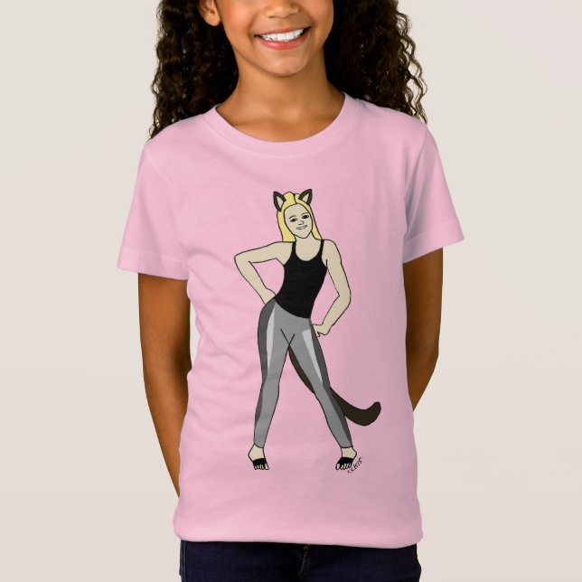 T-Shirt catgirl (Devant)