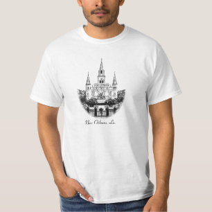 T-shirt Cathédrale carrée la Nouvelle-Orléans de Jackso