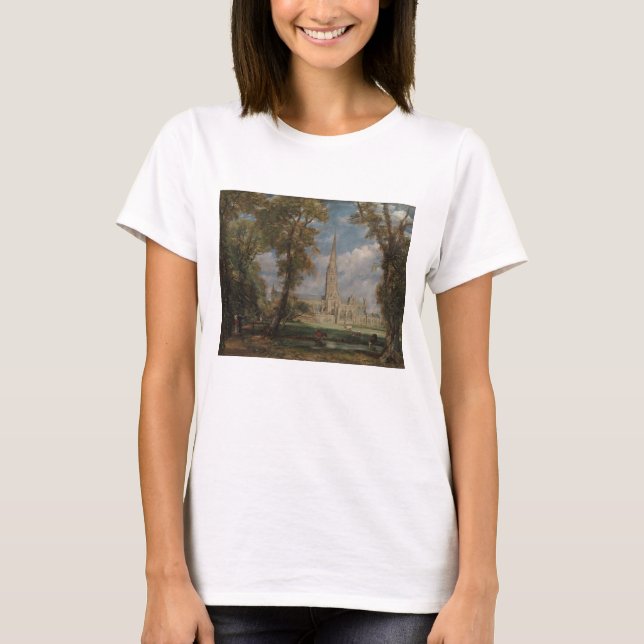 T-shirt Cathédrale de John Constable | Salisbury du Bish (Devant)