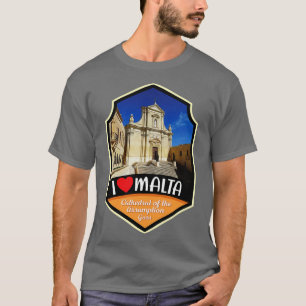 T-shirt Cathédrale De Malte De L'Assomption Gozo