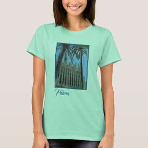 T-shirt Cathédrale de Palma Espagnol Vacances Souvenir