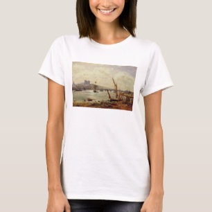 T-shirt Cathédrale de Rochester et château, c.1820-30