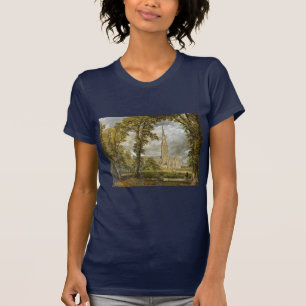 T-shirt Cathédrale de Salisbury du jardin de l'évêque