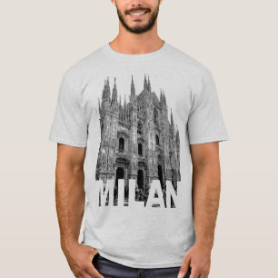 T-shirt Cathédrale Duomo de Milan, Lombardie sur une