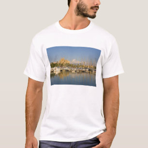 T-shirt Cathédrale et marina, Palma, Mallorca, Espagne