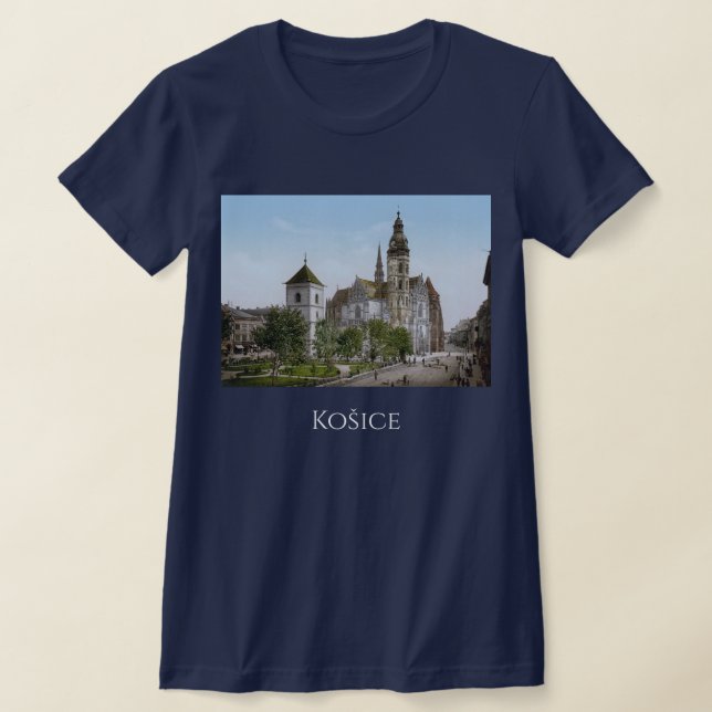 T-shirt Cathédrale Saint-Élisabeth de Košice (1900) (Poser)