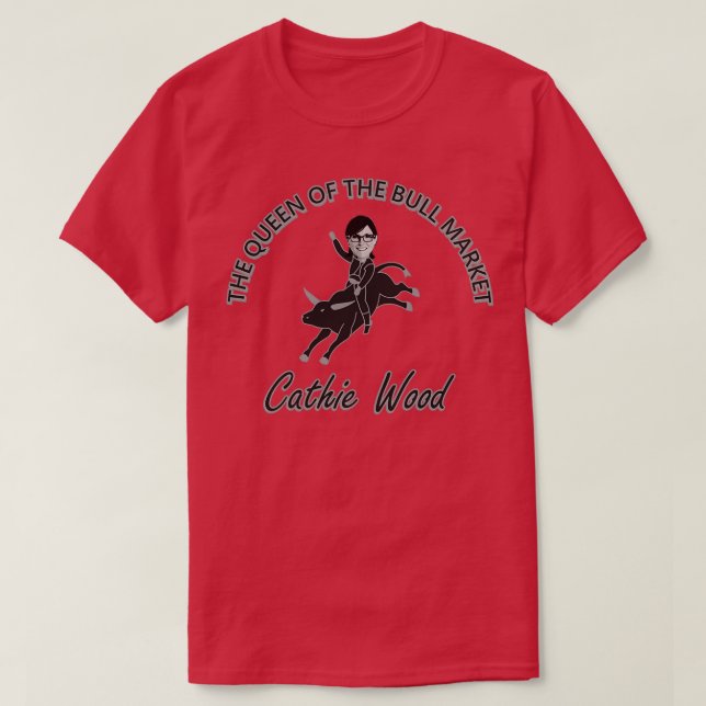 T-shirt Cathie Wood (Design devant)