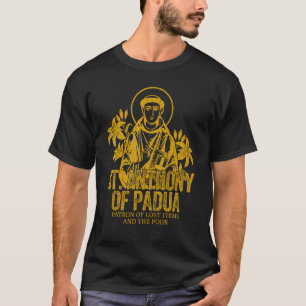 T-shirt Catholicisme Or St. Antoine De Padoue Saint Chréti