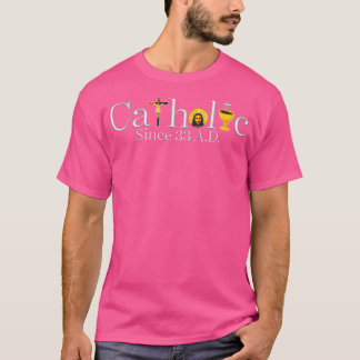 T-shirt Catholique depuis 33 A.D Jésus Croix chrétienne