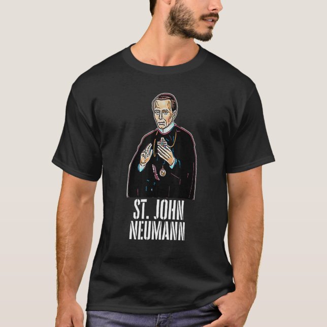 T-shirt catholique Saint John Neumann (Devant)