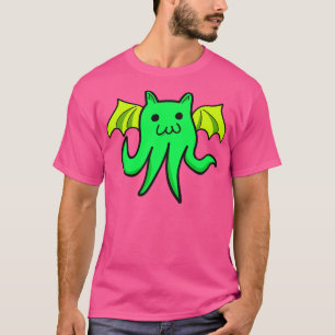 T-shirt Cathulu Cute Kawaii Cthulhu