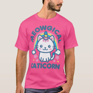 T-shirt Caticorn Meowical Kawaii