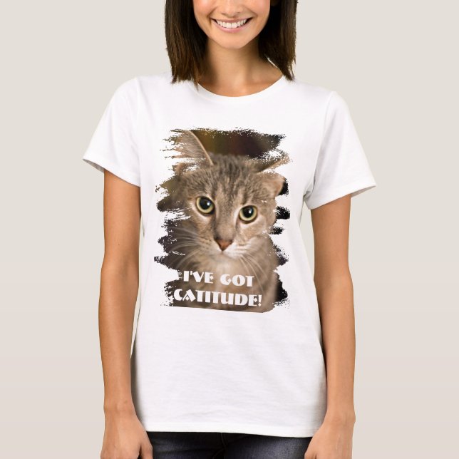 T-shirt catitude (Devant)