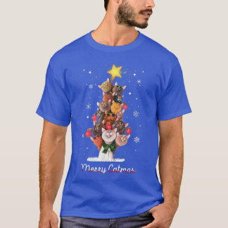 T-shirt Catmas Tree Ugly Christmas Funny Xmas Cat Gift