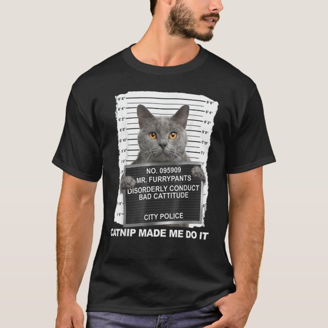 T-shirt Catnip m'a fait le faire 2 (Devant)