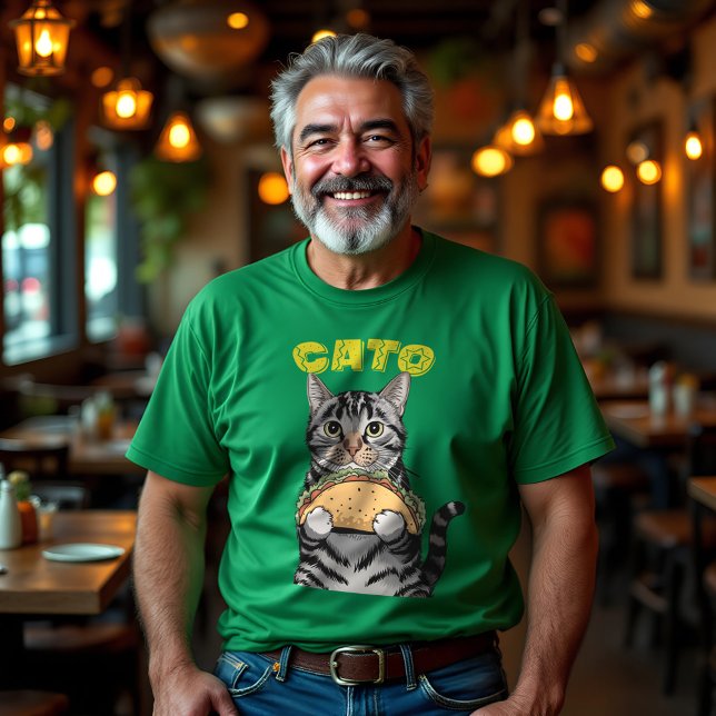 T-shirt CATO Cat Taco Graphic (CATO Cat Taco Graphic T-Shirt – Funny Cat Lover Tee)