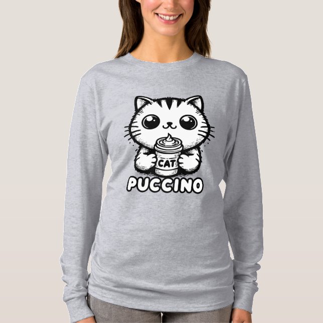 T-shirt Catpuccino 1 (Devant)