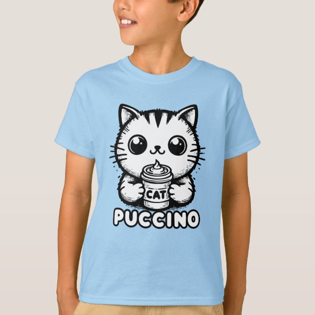 T-shirt Catpuccino 1 (Devant)