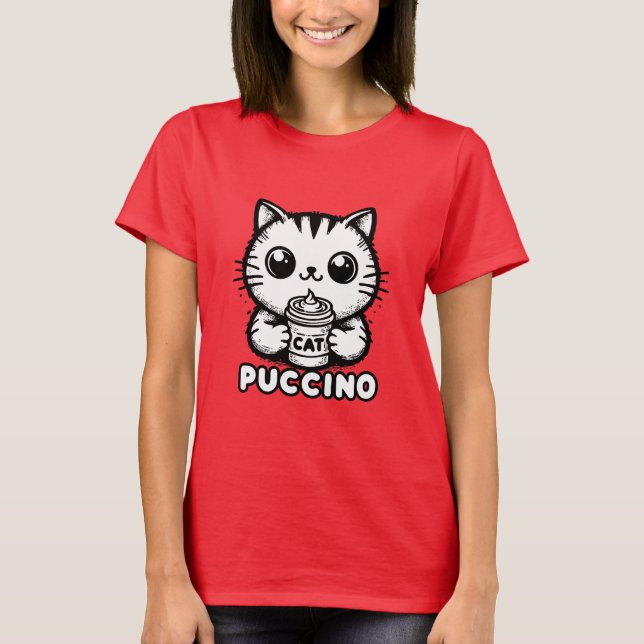 T-shirt Catpuccino 1 (Devant)