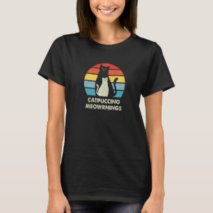 T-shirt Catpuccino Matinées Café Chat Caféine Chat 2