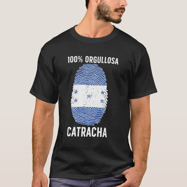 T-shirt Catracha Latina Honduras fille Honduras femme Hond (Devant)