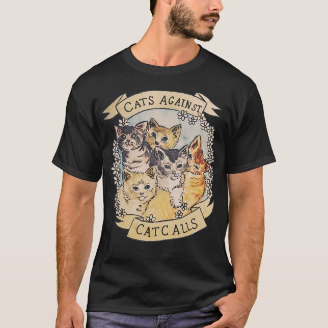 T-shirt Cats Against Cat Appels Original (Voir V2 Dans Ma  (Devant)