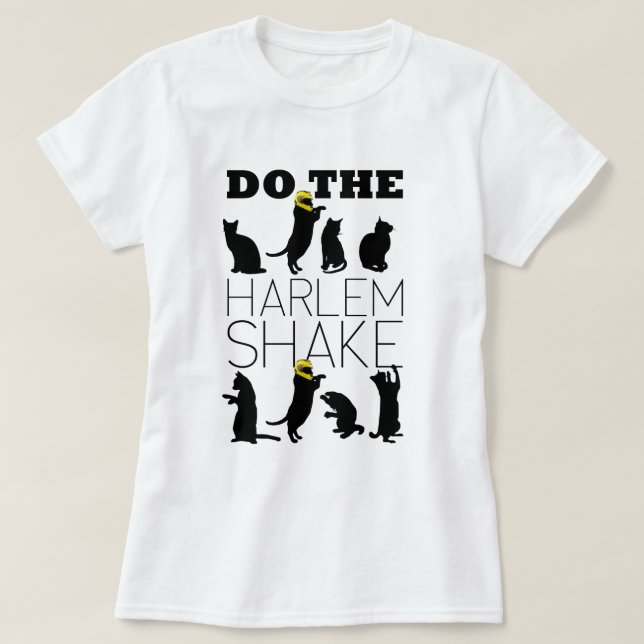 T-shirt Cats doing the Harlem Shake (Design devant)