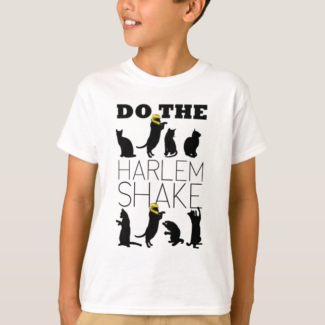 T-shirt Cats doing the Harlem Shake (Devant)