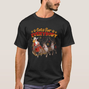 T-shirt Cats For Everybody Ugly Christmas Cat Catmas Santa
