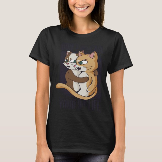 T-shirt Cats Have 9 Life Kitten Cats (Devant)