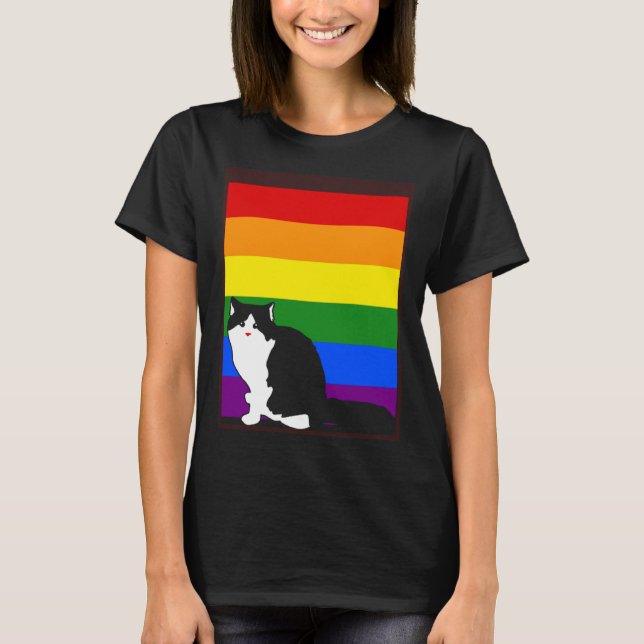 T-shirt Cats Lgbt (Devant)