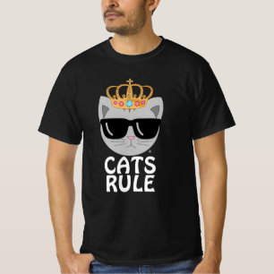 T-shirt CATS RULE Lunettes de soleil Kitty à couronne juiv